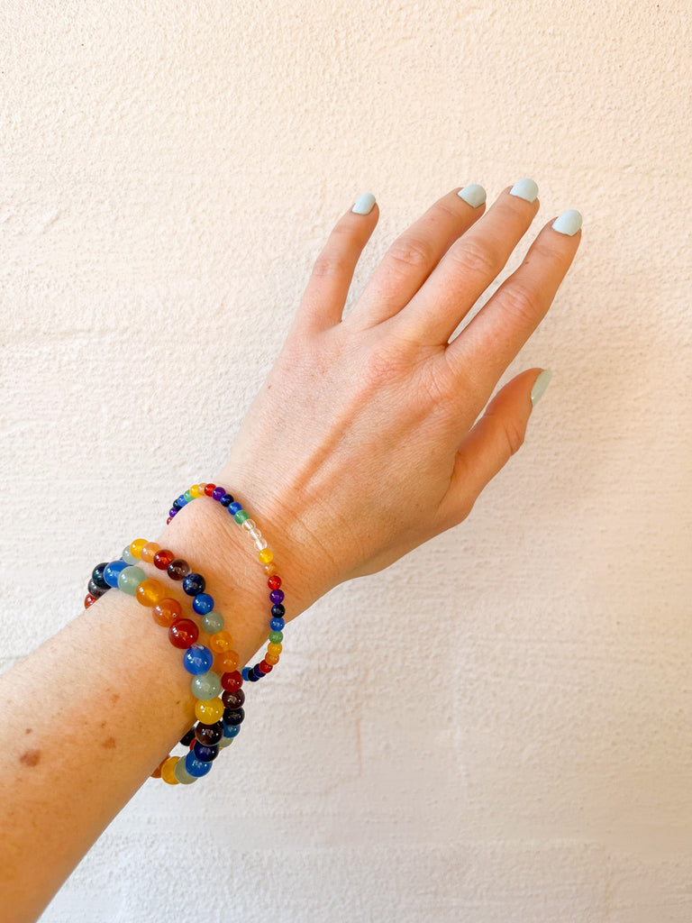 Chakra Stone Bead Bracelet