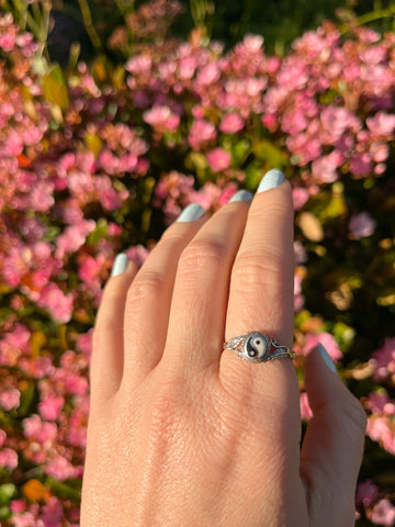 Turquoise Mantra Ring