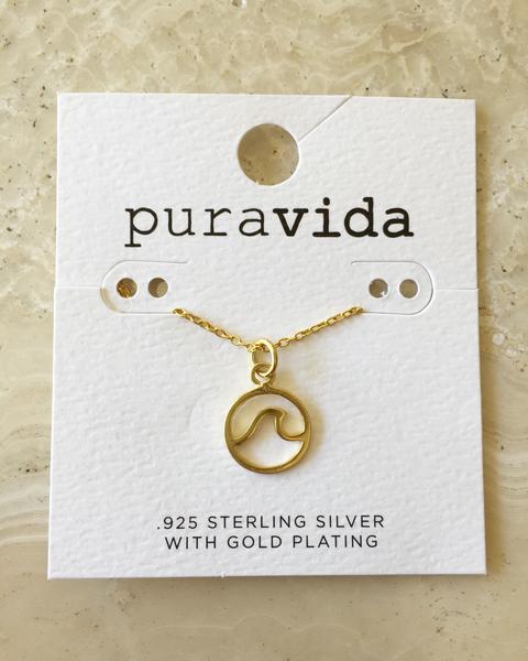 Pura Vida Wave Necklace