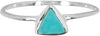 Pura Vida Triangle Turquoise Ring