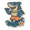 Shaka Shark - Hawaii Bamboo Wood Sticker