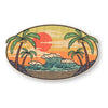 Tropical Scene - Hawaii Bamboo Wood Sticker