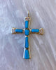 Turquoise Cross Pendant