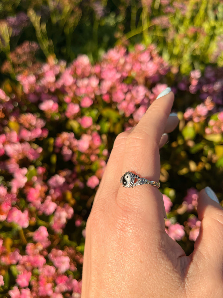 Silver Yin Yang Ring