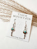 Silver & Turquoise Drop Earrings