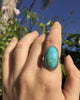 Turquoise Mantra Ring