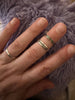 Silver Mini Dots Squiggle Band