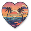 Heart Paradise - Bamboo Wood Sticker