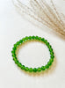 Green Jade Stone Bead Bracelet