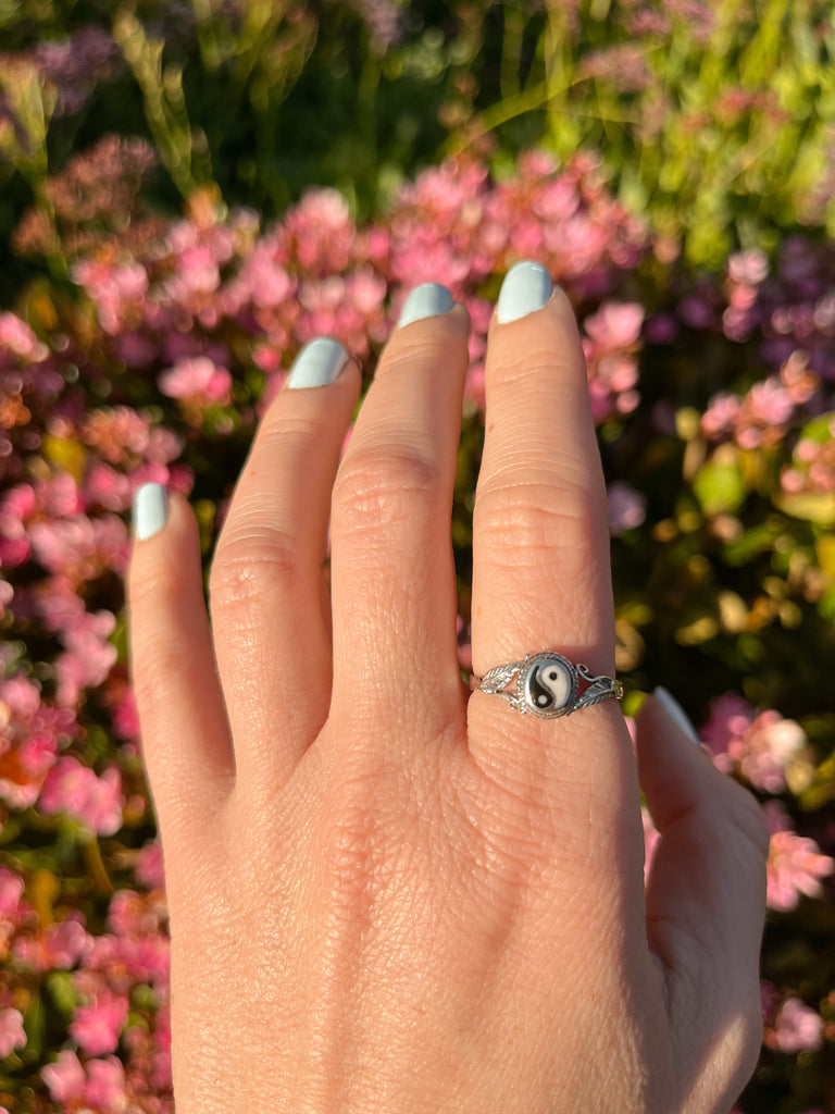 Silver Yin Yang Ring
