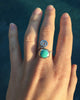 Silver Howlite Ring