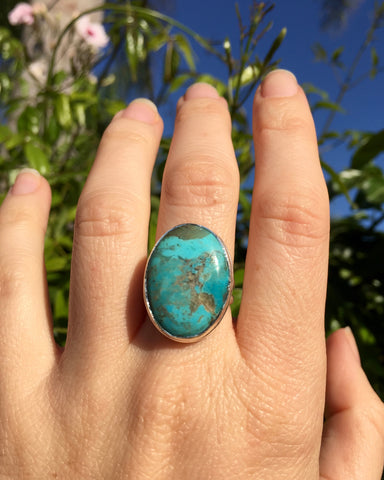 Turquoise Balanced Ring