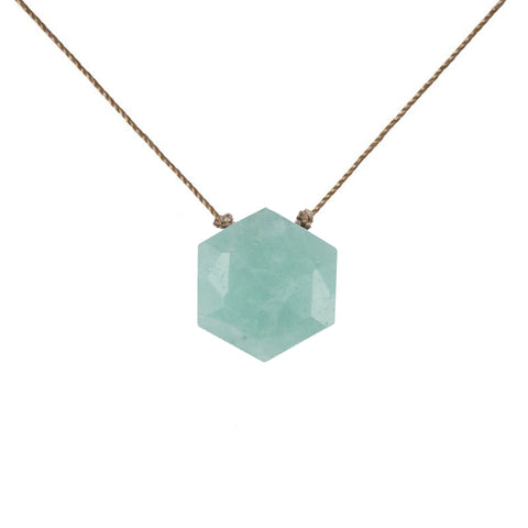 Turquoise and Silver Retrograde Necklace