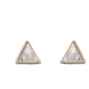 Pura Vida Gemstone Triangle Stud Earrings