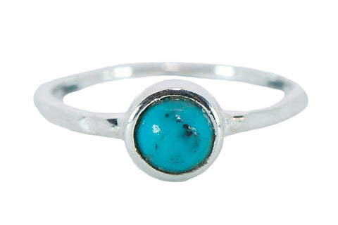 Silver Howlite Ring